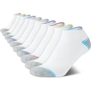 Body Glove Boys Socks - 10 Pack Comfort Cushion Moisture Control Ankle Socks